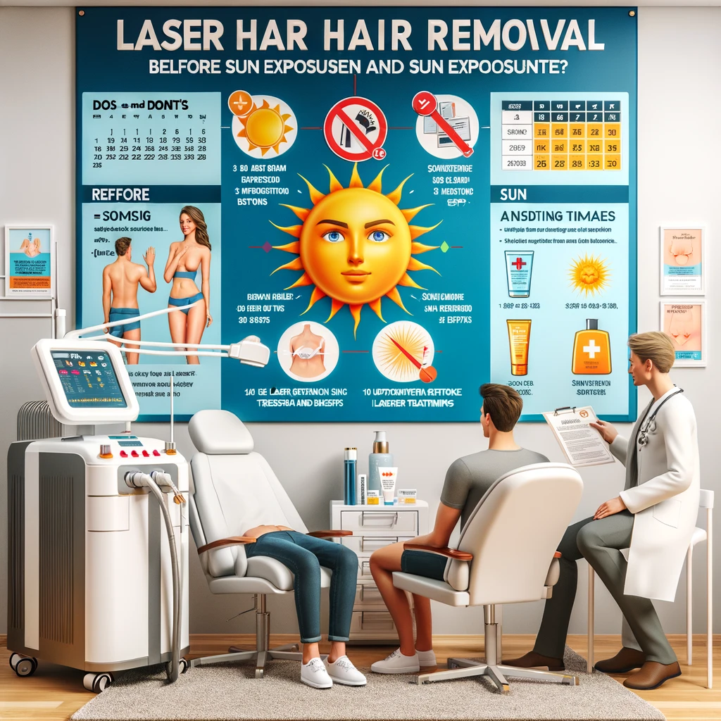 Laser Hair Removal and Sun Exposure